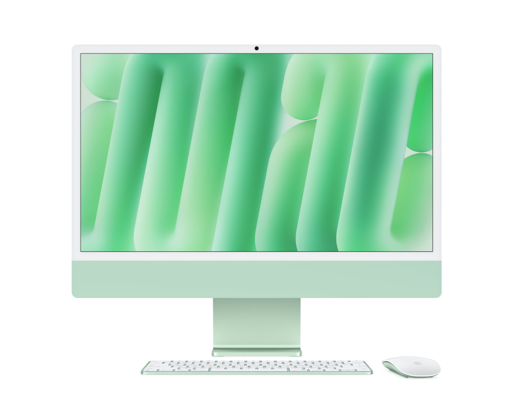 Фото Apple iMac 24" Retina 4,5K, M4 8C / 8C, 16 ГБ, 256 ГБ, Зелёный Фото Apple iMac 24" Retina 4,5K, M4 8C / 8C, 16 ГБ, 256 ГБ, Зелёный