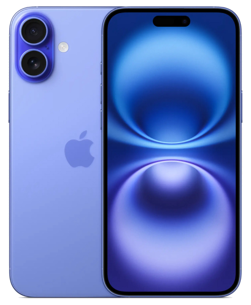 Фото Apple iPhone 16 Plus, 256 ГБ, Ультрамарин На фото изображено Apple iPhone 16 Plus, 256 ГБ, Ультрамарин